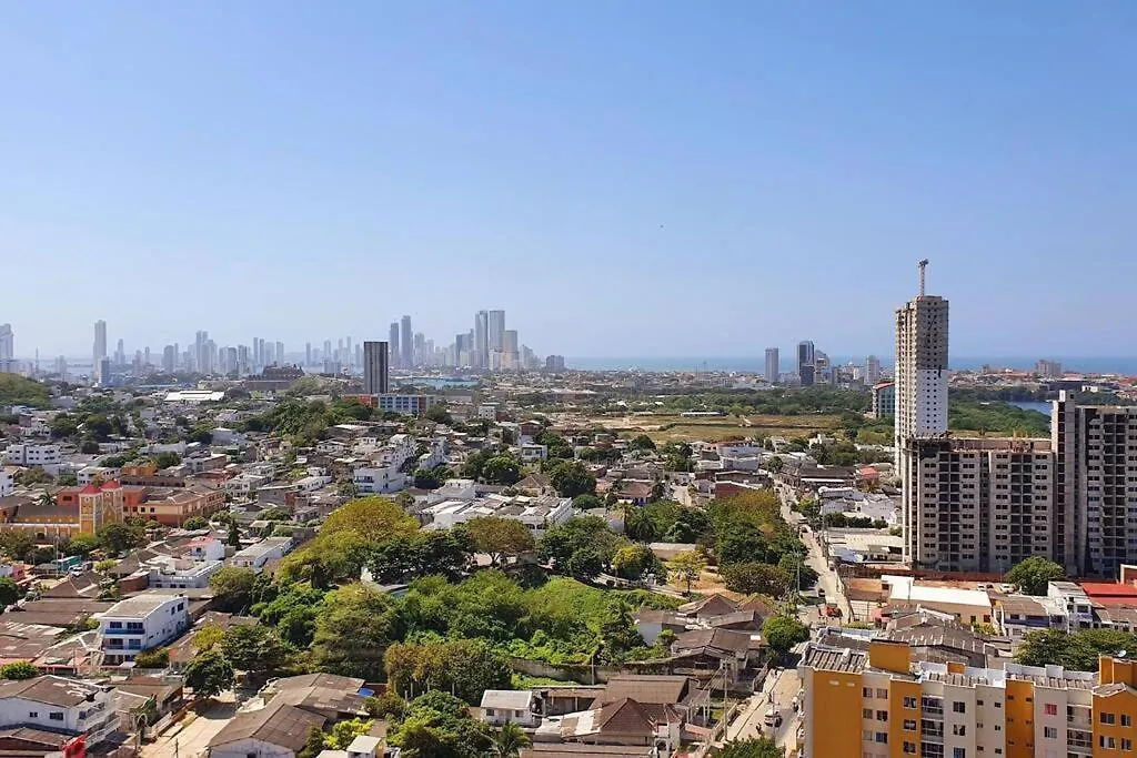 Apartment Acogedor Apto En Piso 22 Vista Al Mar Cartagena Colombia
