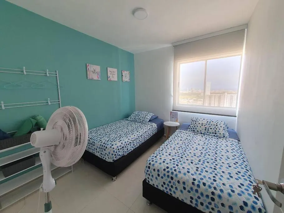 Apartment Acogedor Apto En Piso 22 Vista Al Mar Cartagena Colombia