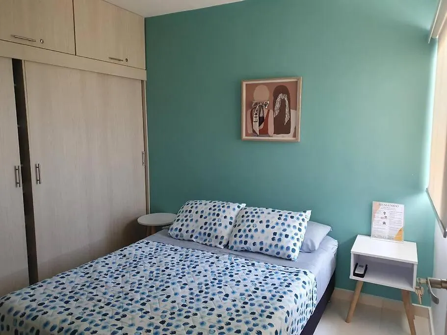 Acogedor Apto En Piso 22 Vista Al Mar Cartagena