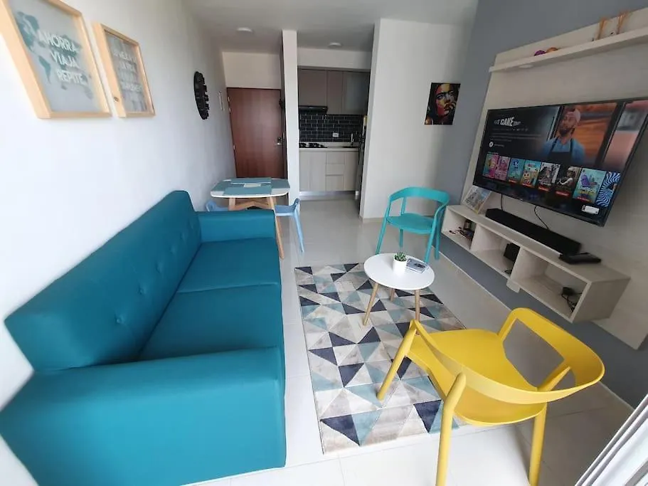 Acogedor Apto En Piso 22 Vista Al Mar Cartagena 0*,  Colombia