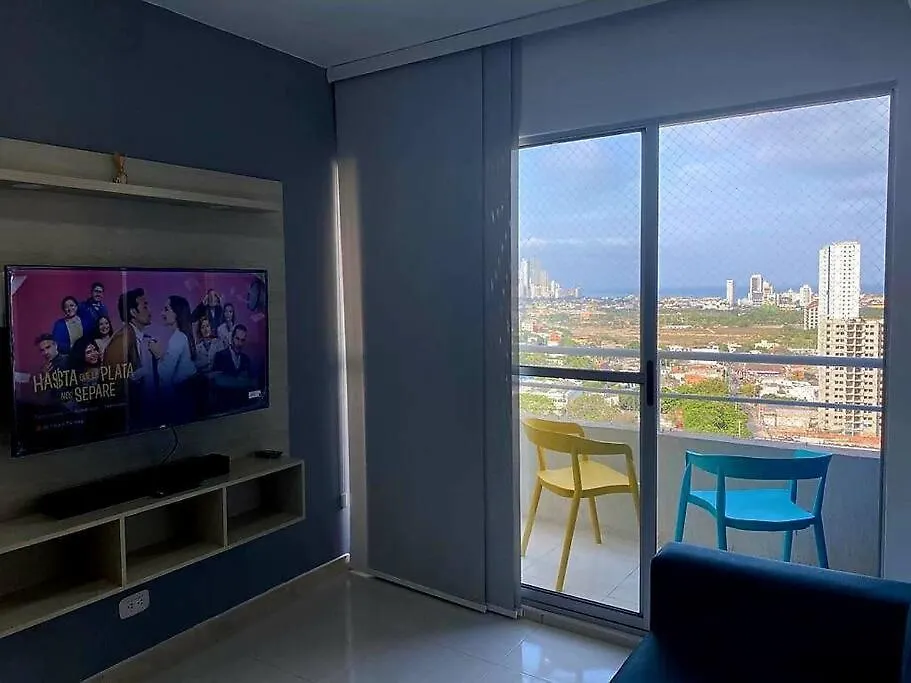 Apartment Acogedor Apto En Piso 22 Vista Al Mar Cartagena